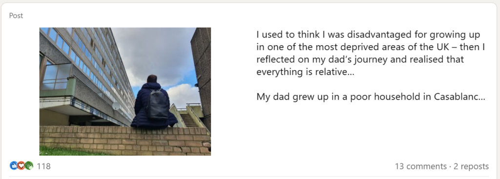 grew up poor